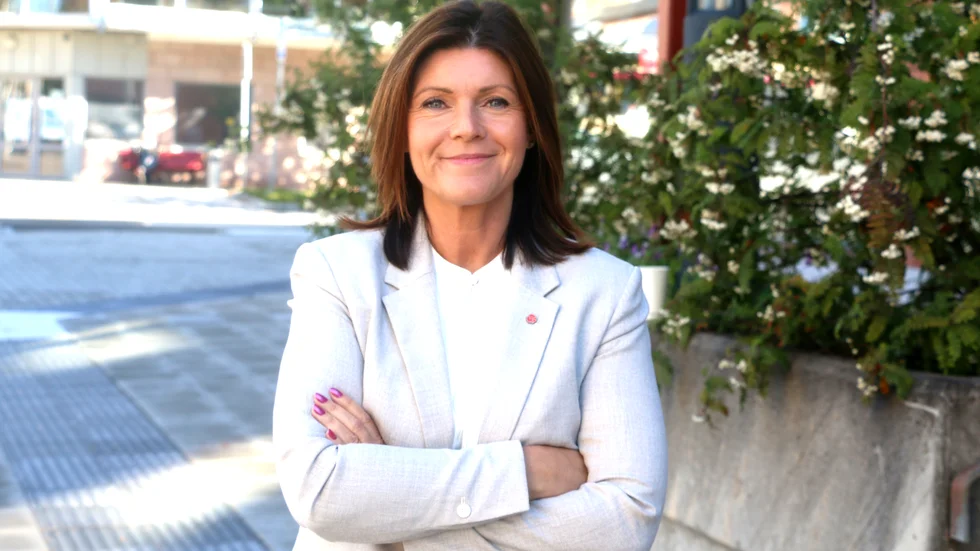 Arbetsmarknadsminister Eva Nordmark (S), från Luleå, gjorde ett besök i Piteå på måndagen. "Jag förstår utmaningarna som finns här uppe", säger hon.