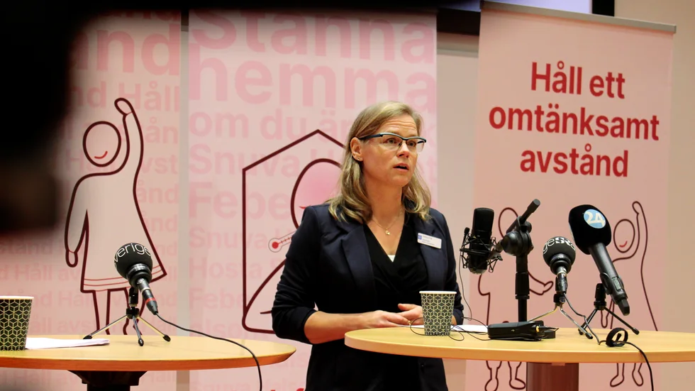 Jessica Frisk är vårddirektör och regional sjukvårdsledare i Region Östergötland. 