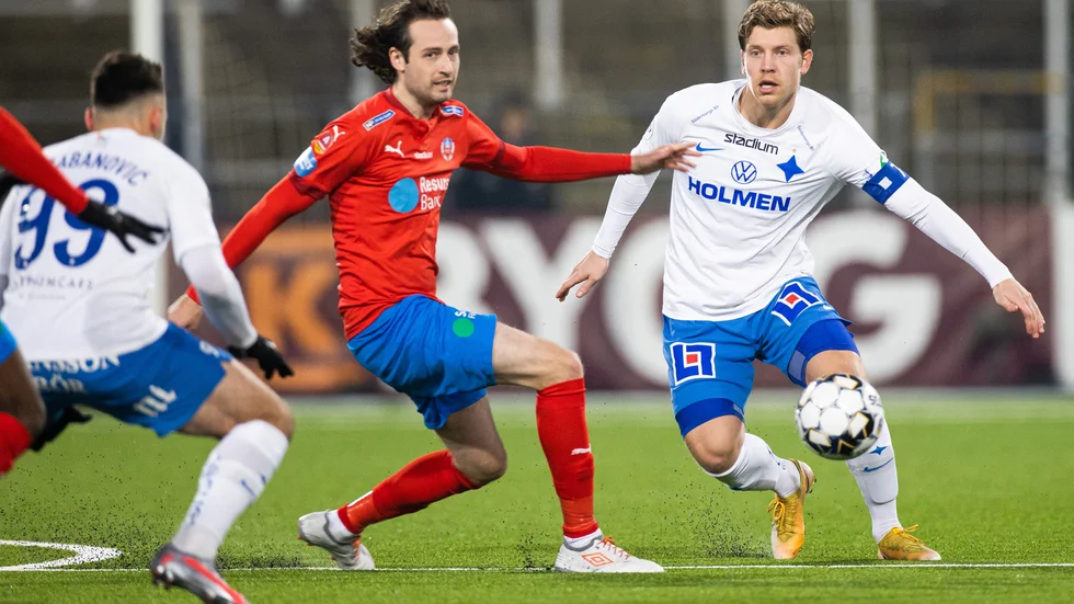 Alexander Fransson och IFK inleder säsongen mot BK Häcken.