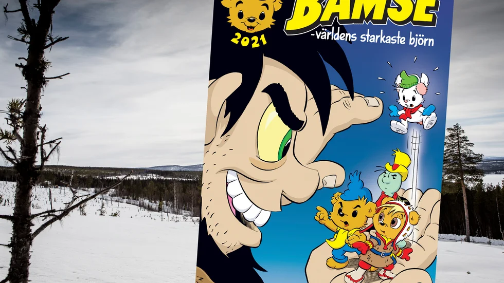 I det kommande numret av Bamse åker björnen till Jokkmokk tillsammans med Lille Skutt och Skalman för att hjälpa samiska Biret i kampen mot Stallo.