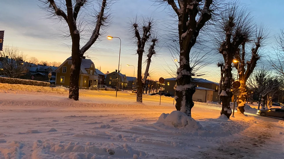 På fredagsmorgonen var det minusgrader i nästan hela Sverige.