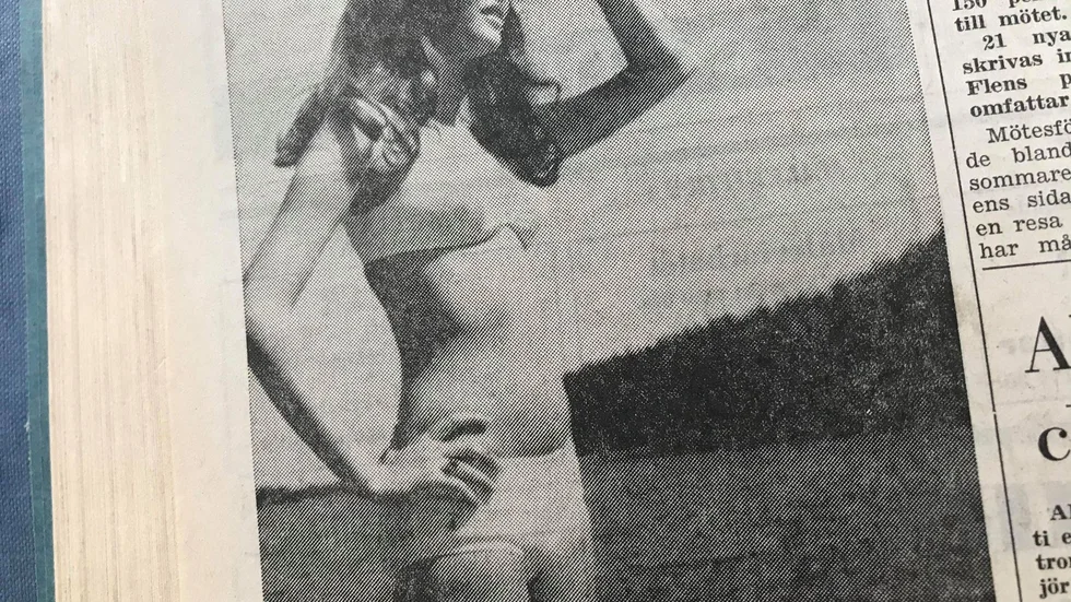 Kuriren för 50 år sedan: Eva Falk är en sportig tjej som ska bli förskollärare.