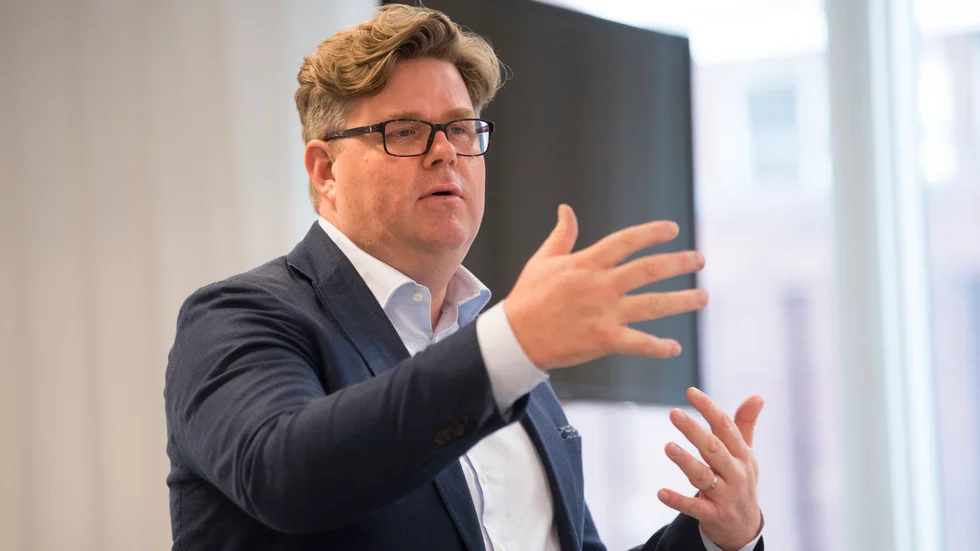 Moderaternas partisekreterare Gunnar Strömmer. Arkivbild.