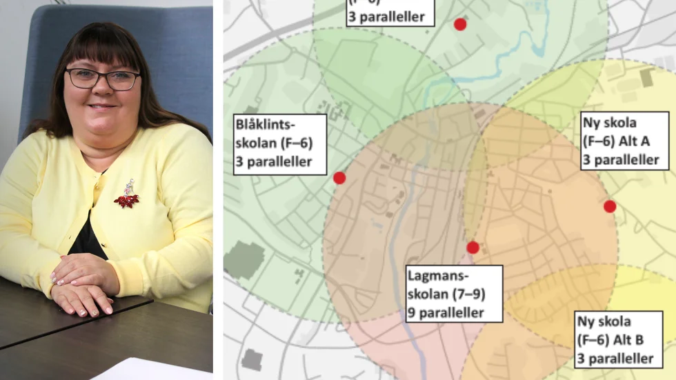 Beslutet om var den nya skolan ska ligga kommer i vår, tror Cecilia Burenby (S).