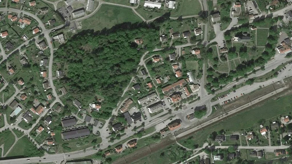 Området kring Västra Kyrkvägen 7