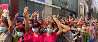 Nya protester på Myanmars gator