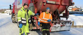 Tufft på jobbet för sopkörarna i vintertider