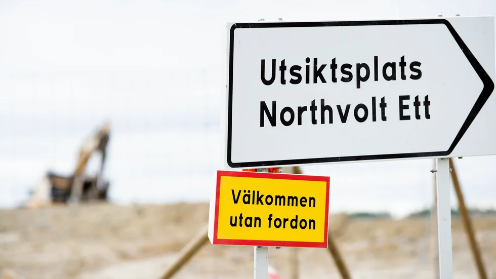 Över 150 personer vid Northvolts fabrik i Skellefteå har smittas av coronaviruset, av dem minst 34 med den så kallade brittiska mutationen. Arkivbild.