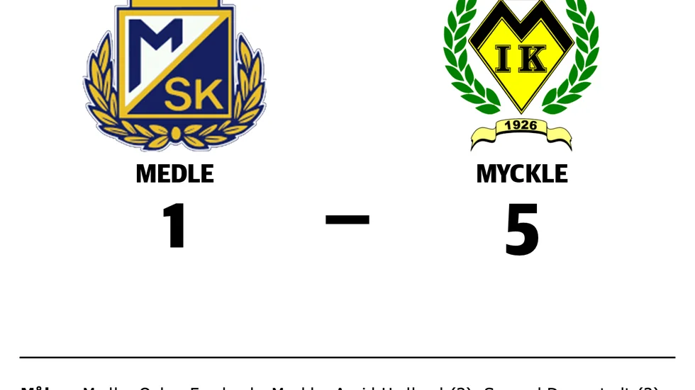 Medle förlorade mot Myckle