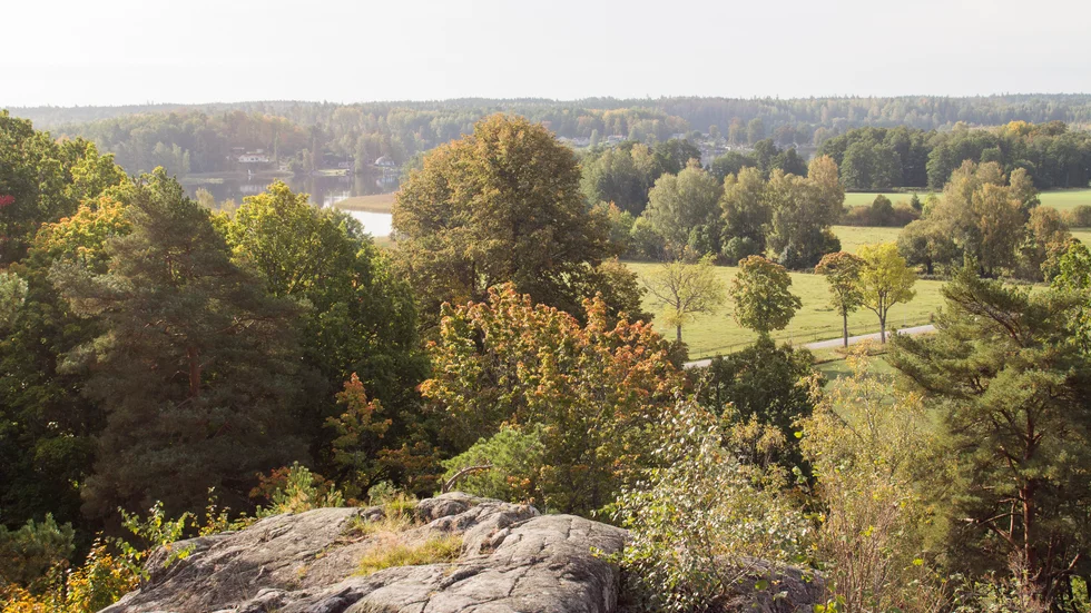 Här ville Josefines pappa att hans aska skulle spridas efter hans död. Från Gatstuberg ner mot Djulösjön. Men länsstyrelsen säger nej. Bebyggelsen ligger för nära.