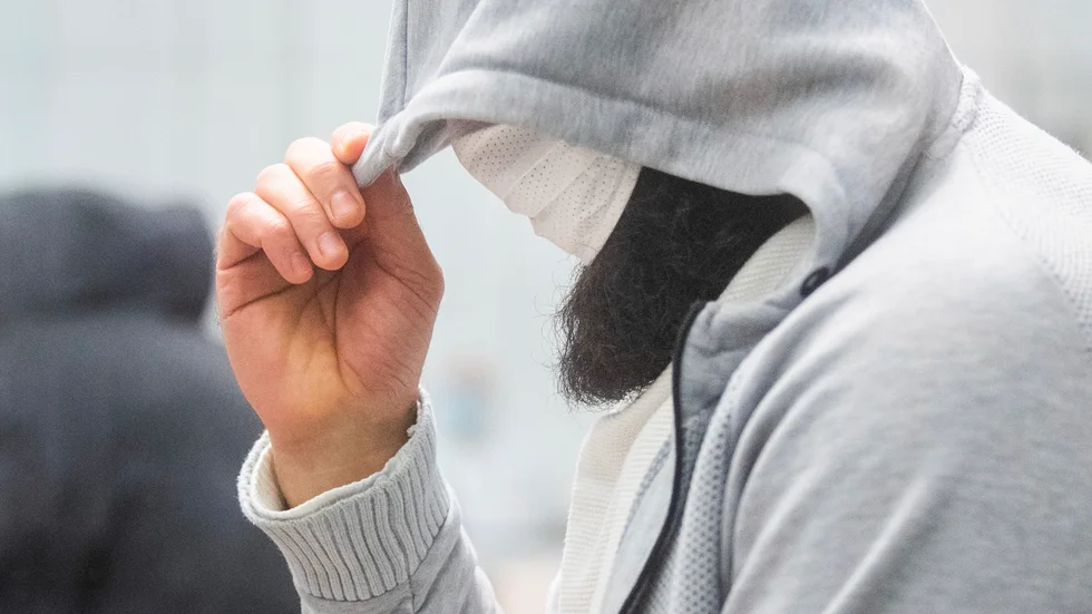 Abu Walaa i rätten i tyska Celle.