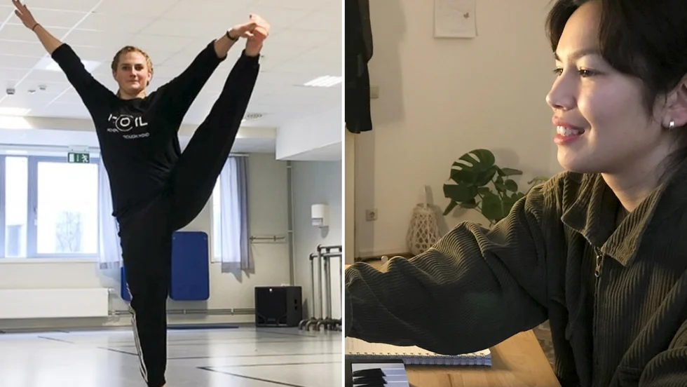 Klara Gustafsson och Rebecca Eriksson får dela på årets Märta Bergqvist-stipendium på totalt 25 000 kronor. 
