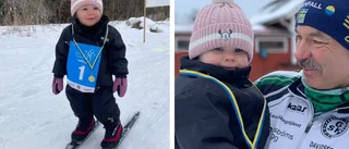  Här fick barnen åka sitt eget Vasalopp