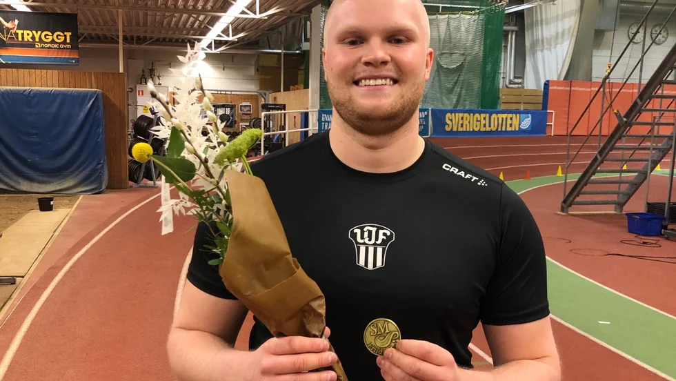 Hugo Sörby tog Upsala IF:s andra medalj i inomhus-SM.