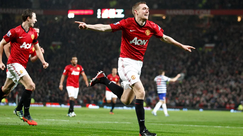 Darren Fletcher gör comeback i Manchester United, nu i tränarstaben. Arkivbild.