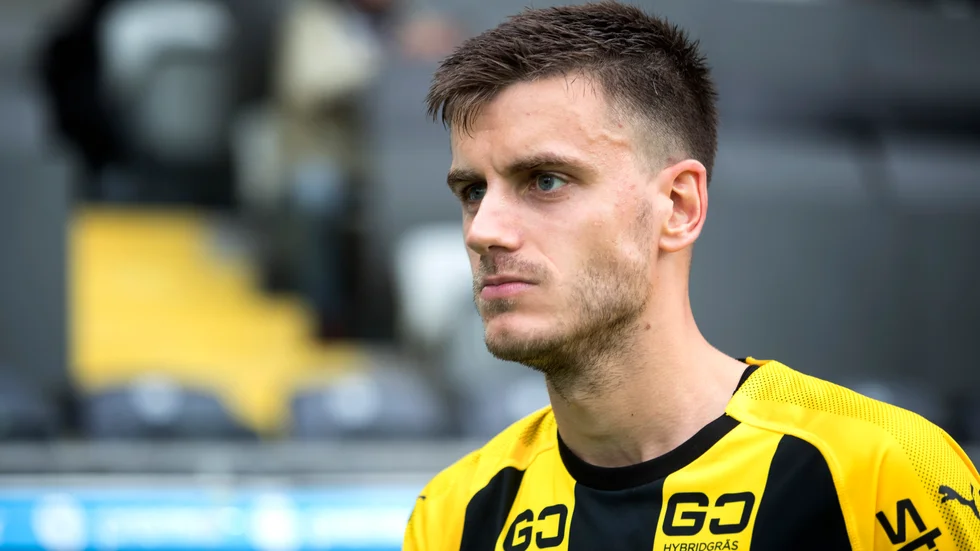 Alexander Jeremejeff gjorde åtta mål på 19 matcher för Häcken i allsvenskan 2019. Arkivbild.