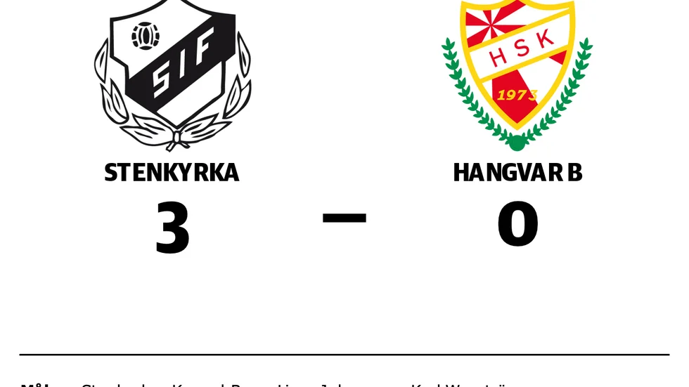 Stenkyrka IF vann mot Hangvar SK B