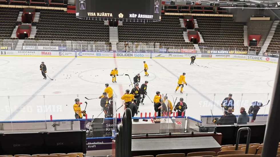 Skellefteå AIK förberedde sig på onsdagen för matchen mot Luleå där tre ordinarie spelare saknas.