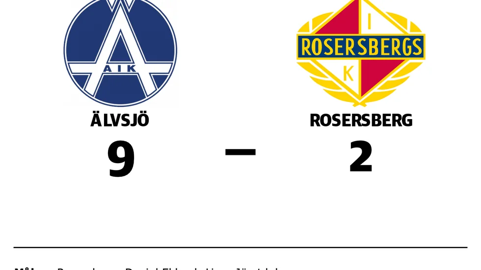 Älvsjö vann mot Rosersberg