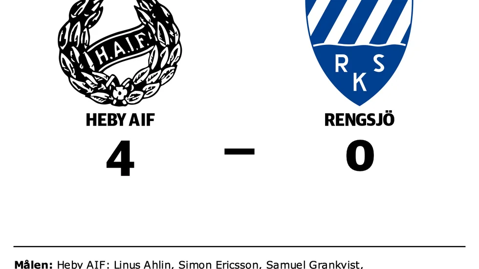 Heby AIF vann mot Rengsjö