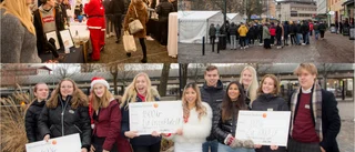Lindengymnasiets traditionella julmarknad blir av