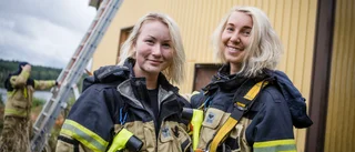 Sally och Nelly nya ansikten på brandstationen i Katrineholm