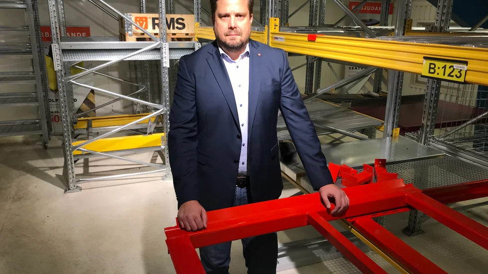 Johan Harlén, vd RMS Lagerinredningar och Södergrens Metallindustri. 