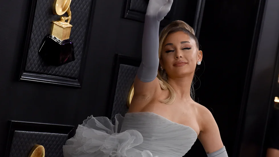 Ariana Grande har tillsammans med Lady Gaga flest nomineringar inför MTV-galan Video Music Awards. Arkivbild.