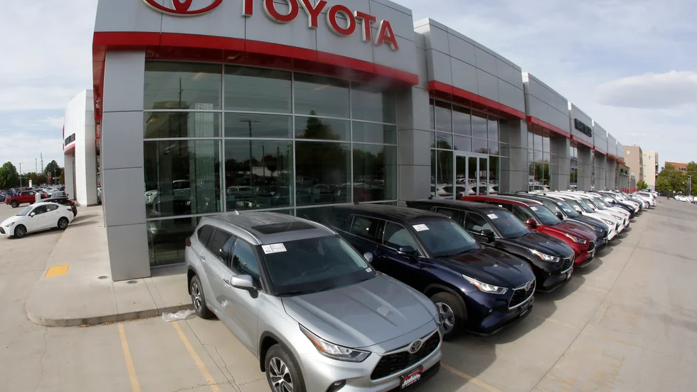 Toyotas delårsrapport för april–juni är ingen rolig läsning för aktieägarna. Arkivbild.