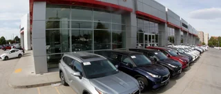Toyotas vinst nästan utraderad