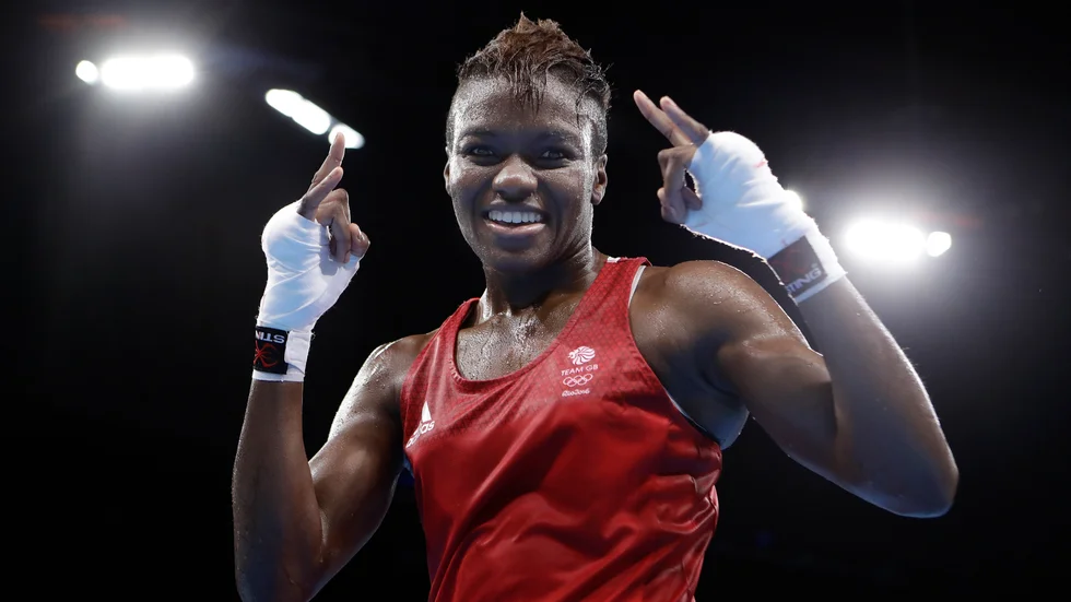Boxaren Nicola Adams dansar tillsammans med proffsdansaren Katya Jones. Arkivbild.