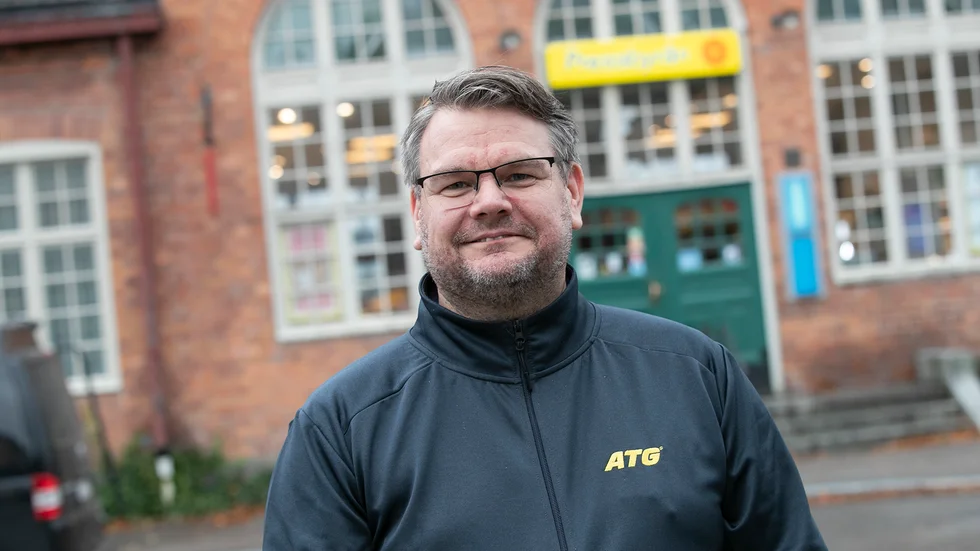 Jörgen Johansson driver Pressbyrån i Gnesta.
