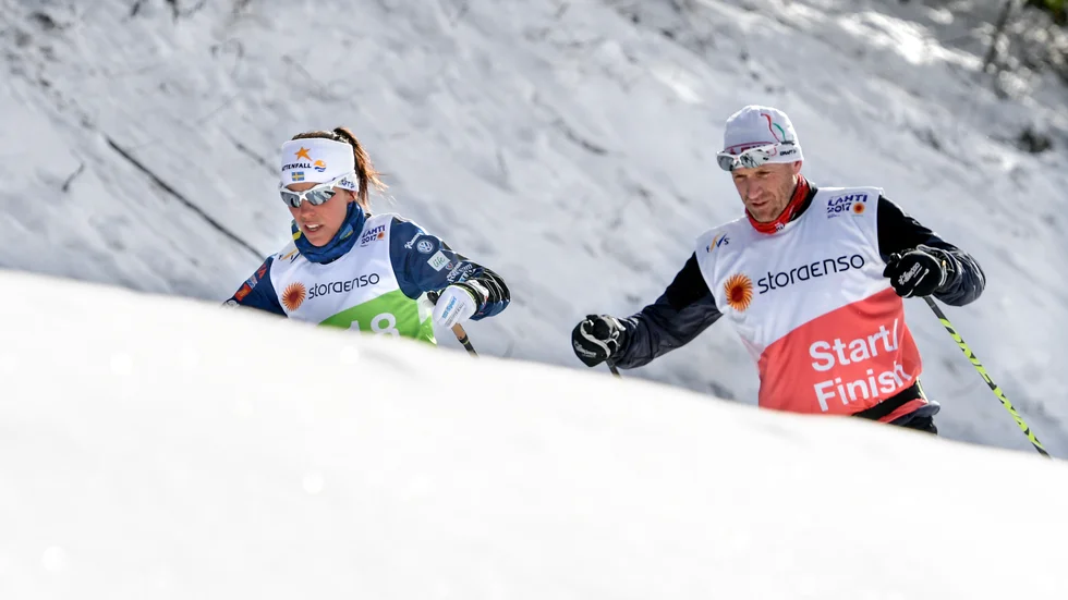 Charlotte Kalla och Magnus Ingesson.