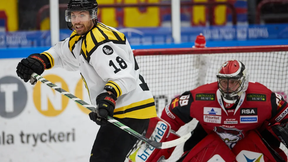 Brynäsforwarden Anton Rödin stängs av i fyra matcher. Arkivbild.