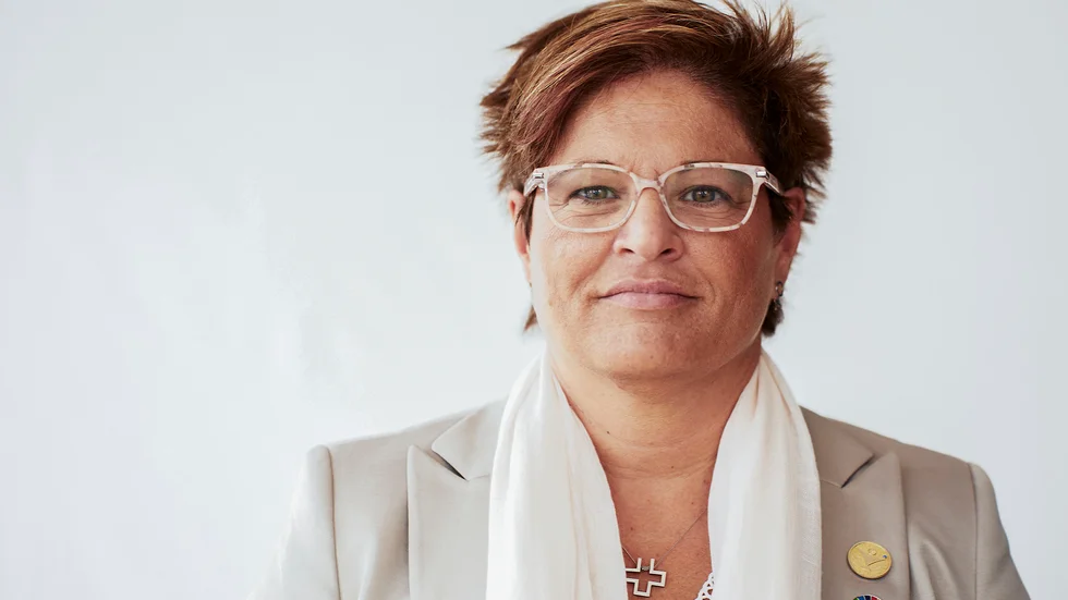 Vårdförbundets ordförande Sineva Ribeiro uppmanar alla att fortsätta att följa restriktionerna för att minimera smittan. Arkivbild.