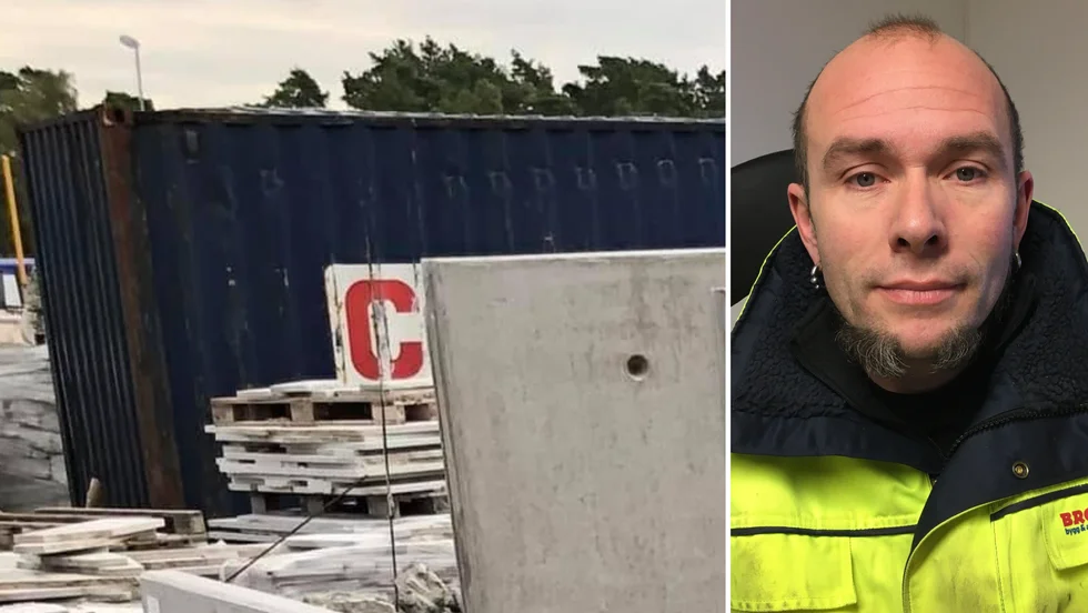 Oskar Broström vid Broströms Gotland AB tror att den stulna containern försvann från Gotland direkt.