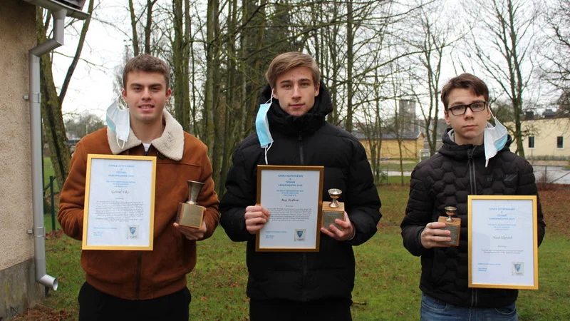 Gabriel Vikic, Max Hedbom och Noah Ekeroth.