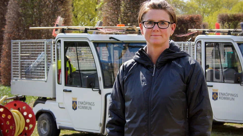 Enköpings stadsträdgårdsmästare Mona Bergius drar vidare mot nya uppgifter för Västerås stad.