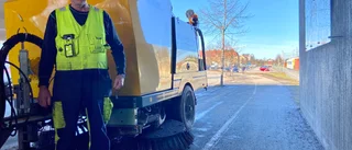 Nu är sandsopningen i gång – och då kommer allting vara klart