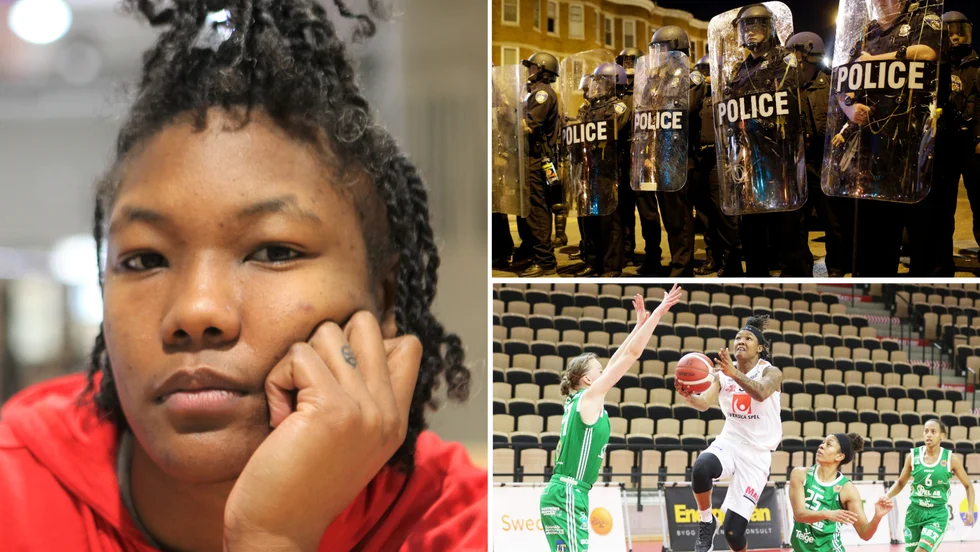 L'Alexus "Ace" Harrison, spelare i Visby Ladies.