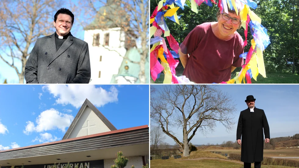 Jörgen Sundeborn (Kinda pastorat), Carin Olsson (Brokyrkan), Conny Johansson (Kisa frikyrkoförsamling) och Jyrki Myöhänen (Rimforsa församling) har alla skickat ett brev till Kinda kommun.