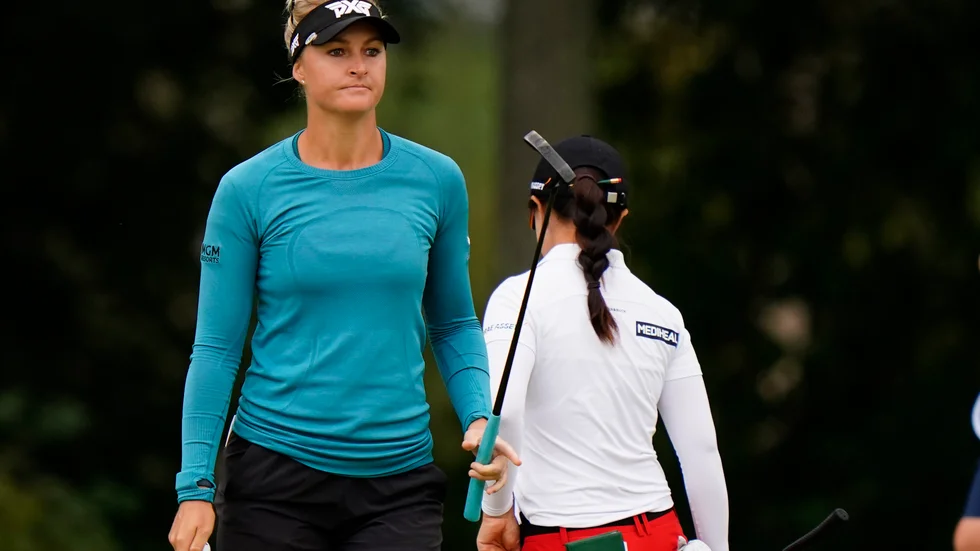 Anna Nordqvist lyckades inte hålla sig kvar i täten i Texas under lördagens tredje runda. Arkivbild.