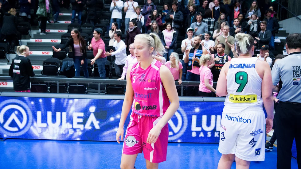 Sanna Ström debuterade i Luleå Basket redan som 15-åring under hösten 2017 när laget drabbades av skadekris. (Arkivbild)