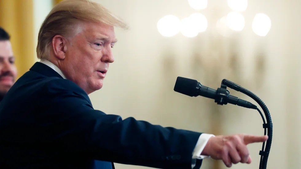 USA:s president Donald Trump. Arkivbild.