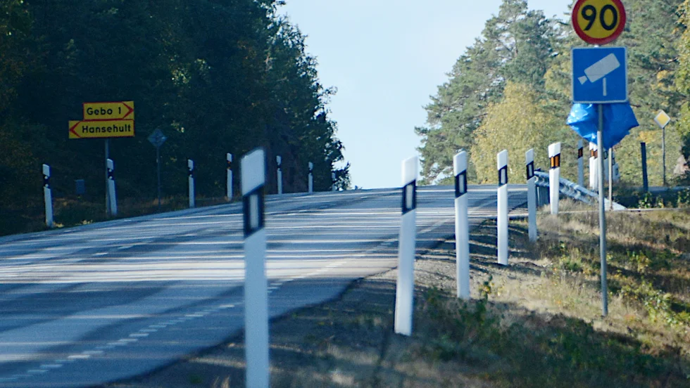 Polisen stoppade en bilist på riksväg 40 mellan Vimmerby och Pelarne för att genomföra en flygande inspektion av den aktuella bilen