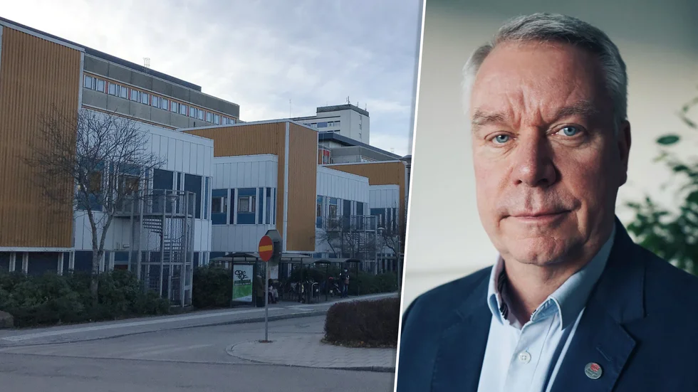 Bo Tideholm, chef för division kirurgi i Region Sörmland, noterar att de covidpatienter som just nu vårdas på Mälarsjukhuset är yngre än i våras.