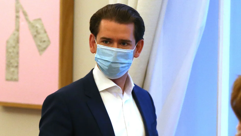 Österrikes förbundskansler Sebastian Kurz. Bild från oktober.