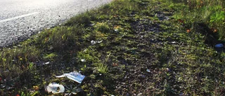 Glaskross utspillt längs vägsträcka: "Givetvis dåligt"
