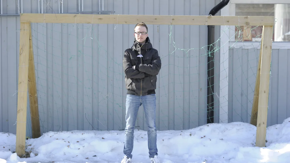 Erik Lindblom tror att det snart finns en padelhall i Malå.