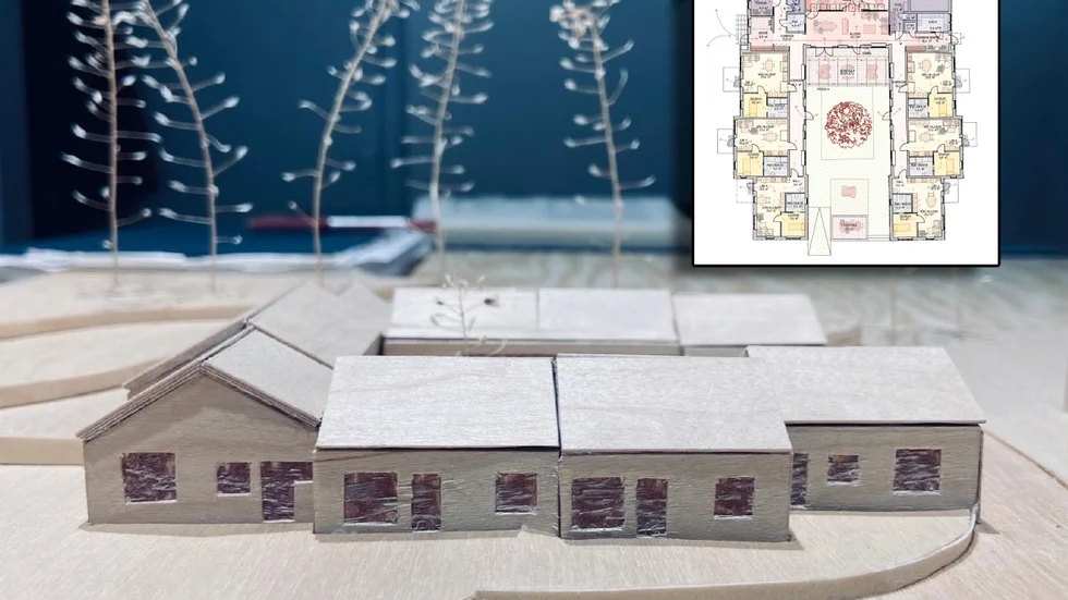 Pietsch arkitekter AB har ritat den nya byggnaden som ska byggas vid Framnäsvägen i Gnesta.